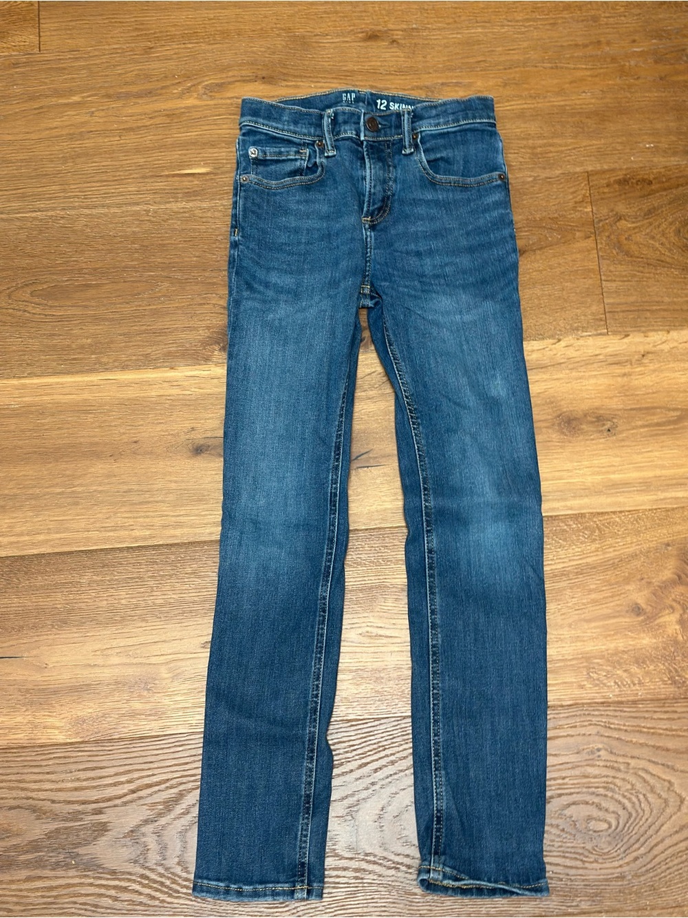 GAP Kids Boys Dark Blue Stretch Slim Jeans